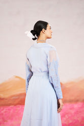 Alora Jacket Set - Powder Blue